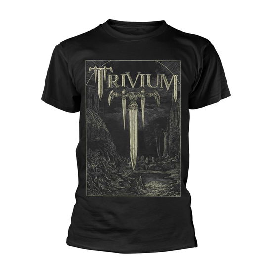 Cover for Trivium · Battle (T-shirt) [size S] [Black edition] (2017)