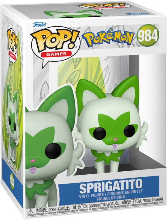 Pokemon POP! Games Vinyl Figur Sprigatito (EMEA) 9 (Leksaker) (2024)