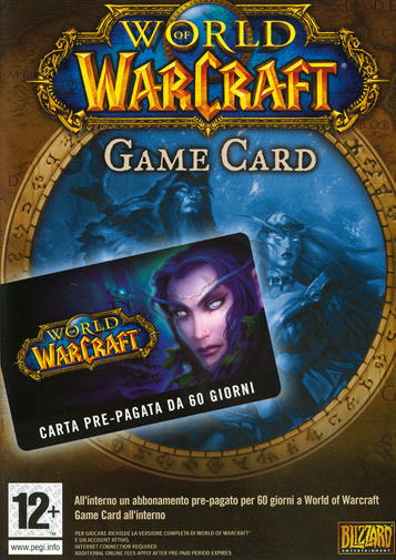 Cover for Activision Blizzard · World Of Warcraft Gametime Card 60 Days (PC)