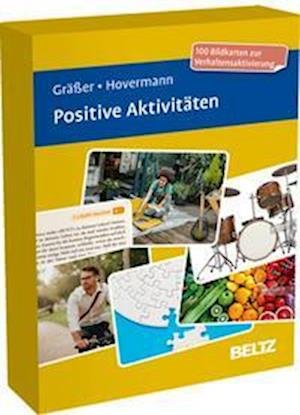 Cover for Melanie Gräßer · Positive Aktivitäten: 100 Bildkarten zur Verhaltensaktivierung in stabiler Box, Kartenformat 9,8 x 14,3 cm. Mit 12-seitigem Booklet und Online-Material (Beltz Therapiekarten) (Book) (2022)