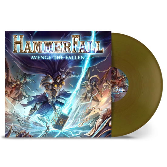 Cover for Hammerfall · Avenge The Fallen (LP) [Limited Solid Gold Vinyl edition] (2024)