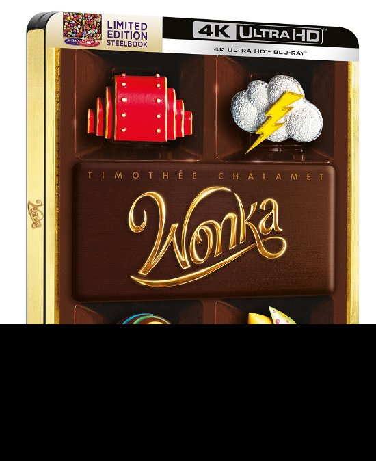 Cover for Rowan Atkinson,timothee Chalamet,olivia Colman · Wonka - Steelbook 2 (4k Ultra Hd + Blu-ray) (Blu-ray) (2024)