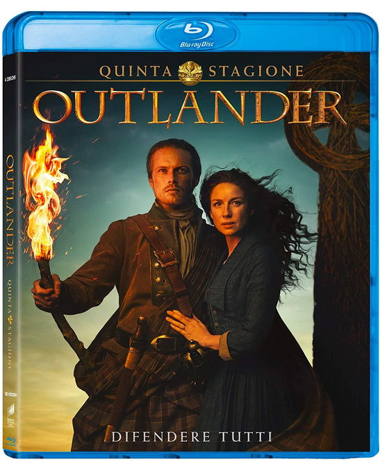 Cover for Caitriona Balfe,sam Heughan,duncan Lacroix,tobias Menzies · Outlander - Stagione 05 (Blu-Ray) (2020)