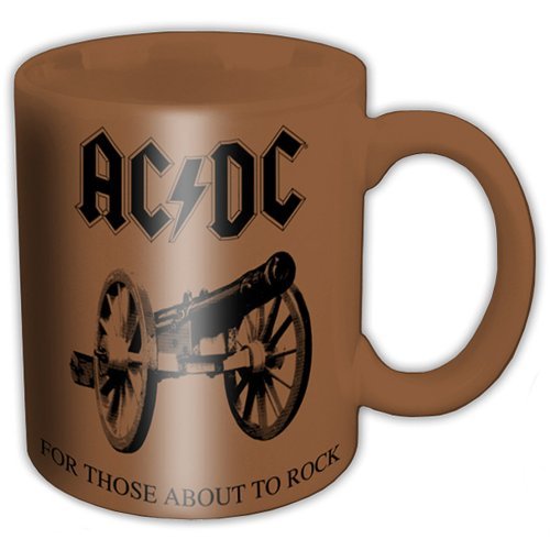 Cover for AC/DC · AC/DC Boxed Standard Mug: For those about to rock (Kopp) [Brown edition] (2015)