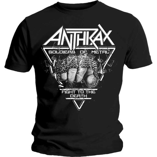 Cover for Anthrax · Anthrax Unisex T-Shirt: Soldier of Metal FTD (T-shirt) [size S] [Black - Unisex edition]