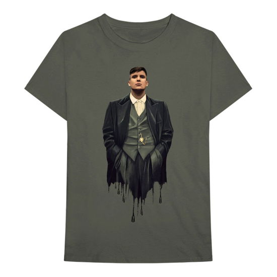 Cover for Peaky Blinders · Peaky Blinders Unisex T-Shirt: Dripping Tommy (Green) (T-shirt) [size S] [Green - Unisex edition] (2023)