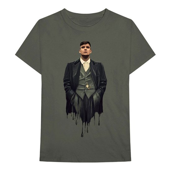 Cover for Peaky Blinders · Peaky Blinders Unisex T-Shirt: Dripping Tommy (T-shirt) [size S] [Green - Unisex edition]