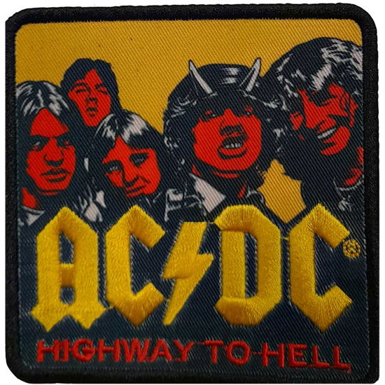 AC/DC Standard Printed Patch: Highway To Hell Alt Colour - AC/DC - Marchandise -  - 5056368695919 - 