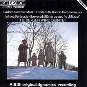Cover for Barber / Bergen Wind Quintet · Summer Music for Woodwind Quintet (CD) (1994)