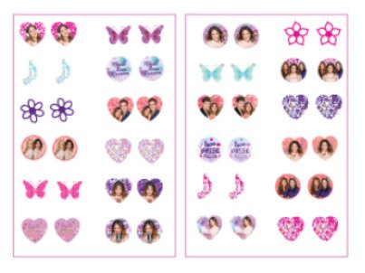 Violetta - Orecchini Sticker 24 Paia - Violetta - Merchandise -  - 8058150651919 - 