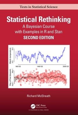Statistical Rethinking: A Bayesian Course with Examples in R and STAN - Chapman & Hall / CRC Texts in Statistical Science - McElreath, Richard (Max Planck Institute for Evolutionary Anthropology, Leipzig, Germany) - Bøger - Taylor & Francis Ltd - 9780367139919 - 16. marts 2020