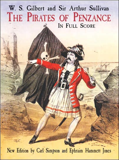 Cover for Arthur Sullivan · The Pirates of Penzance; in Full Score (Paperback Book) (2001)