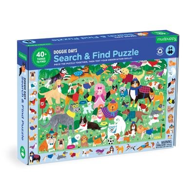 Dog Park 64 piece Search and Find Puzzle - Mudpuppy - Brætspil - Galison - 9780735378919 - 20. juli 2023