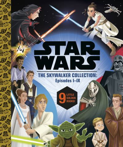 Cover for Golden Books · Star Wars Episodes I - IX: a Little Golden Book Collection (Star Wars) (Hardcover Book) (2021)