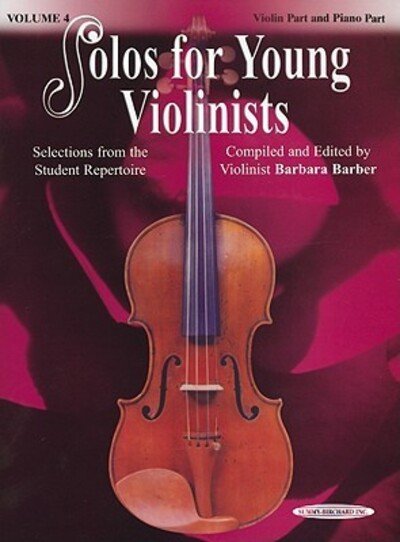 Cover for Barber · Suzuki solos for young violinist 4 (Bog) (1997)