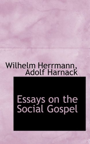 Cover for Dr · Essays on the Social Gospel (Hardcover Book) (2009)