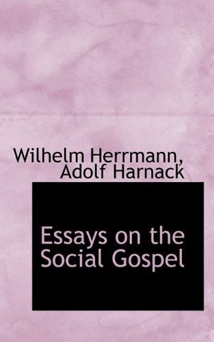 Cover for Dr · Essays on the Social Gospel (Hardcover Book) (2009)