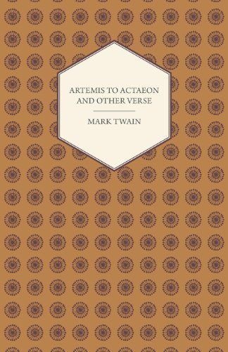 Cover for Edith Wharton · Artemis to Actaeon and Other Verse (Paperback Bog) (2008)