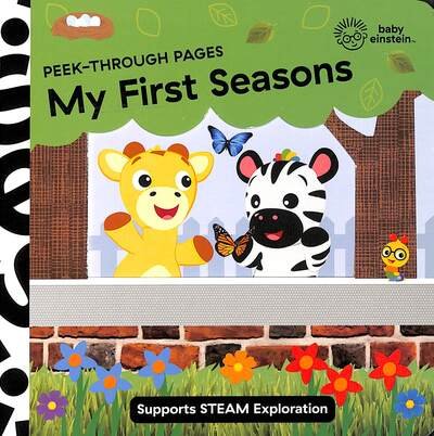 Cover for P I Kids · Baby Einstein Peek Through Pages My First Seasons Novelty Board Book (Hardcover bog) (2021)