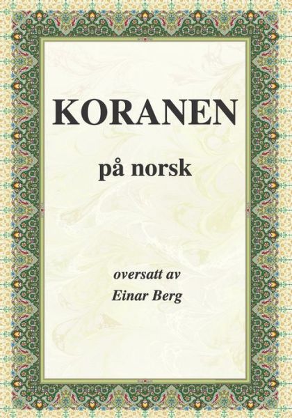 Cover for Allah · Koranen pa? norsk (Paperback Book) (2019)