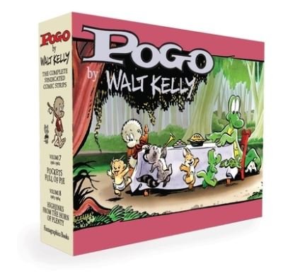 Cover for Walt Kelly · Pogo The Complete Syndicated Comic Strips Box Set: Vols. 7 &amp; 8: Pockets Full of Pie &amp; Hijinks from the Horn of Plenty (Innbunden bok) (2022)
