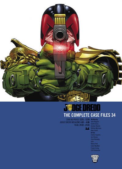 Cover for Ennis Wagner · Judge Dredd: The Complete Case Files 34 - Judge Dredd: The Complete Case Files (Paperback Bog) (2019)