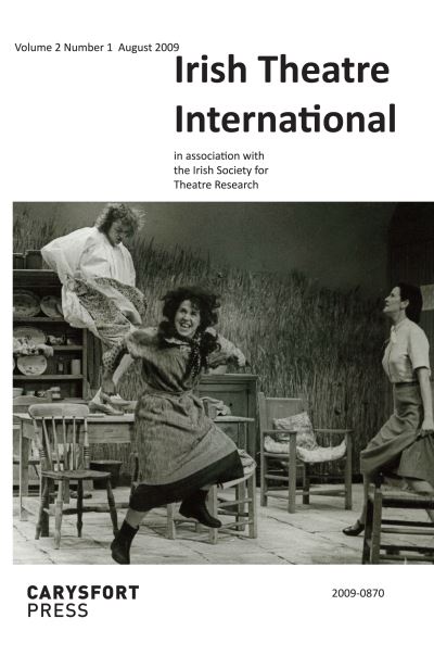 Cover for P. Murphy · Irish Theatre International: Volume 2 Number 1 - Carysfort Press Ltd. (Paperback Book) [New edition] (2022)