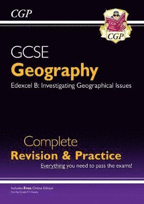 Cover for CGP Books · GCSE Geography Edexcel B Complete Revision &amp; Practice includes Online Edition (Buch) [With Online edition] (2023)