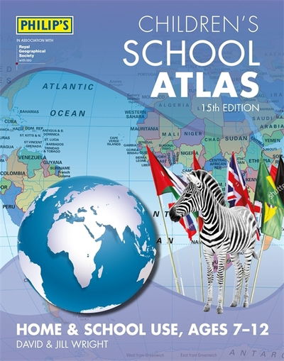 Cover for David Wright · Philip's Children's School Atlas - Philip's World Atlas (Hardcover Book) (2019)