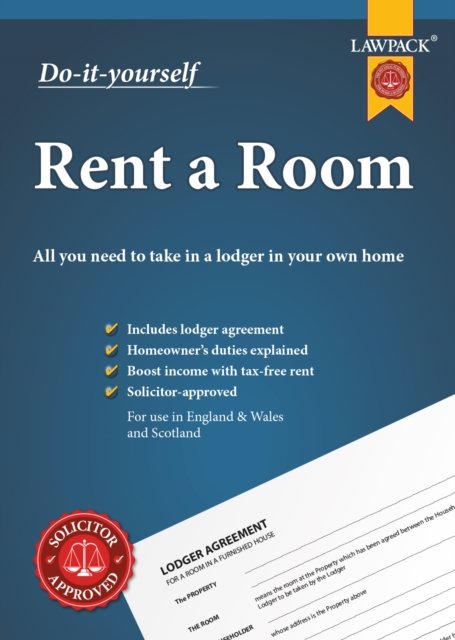 Cover for Anthony Gold Solicitors · Rent a Room Lawpack: All you Need to Take in a Lodger and Earn Extra Cash (Paperback Book) [Revised edition] (2019)