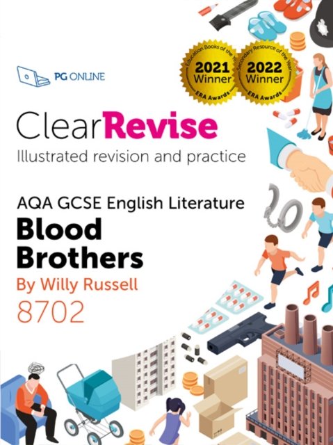 ClearRevise AQA GCSE English Literature: Russell, Blood Brothers - PG Online - Bøker - PG Online Limited - 9781910523919 - 15. oktober 2023