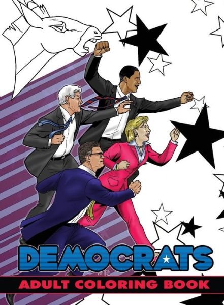 Cover for Darren G Davis · Political Power: Democrats Adult Coloring Book (Paperback Book) (2018)