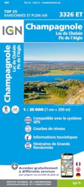 Champagnole / Lac de Chalain / Pic de l'Aigle - TOP 25 -  - Książki - Institut Geographique National - 9782758555919 - 25 marca 2024