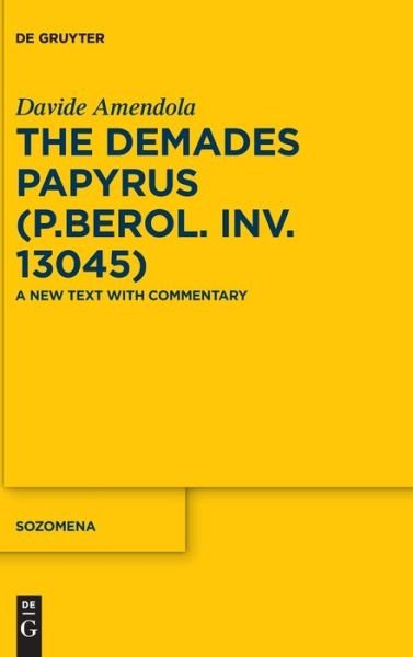 Cover for Davide Amendola · Demades Papyrus (Book) (2022)