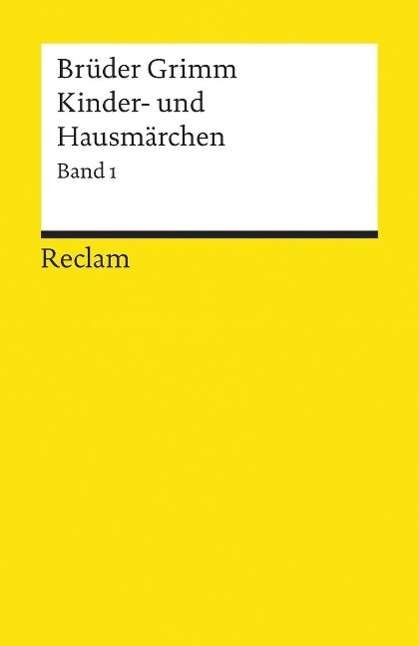 Kindermarchen Und Haus - Jacob Grimm - Bücher - Philipp Reclam Jun Verlag GmbH - 9783150031919 - 31. Dezember 1998