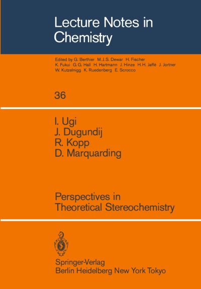 Cover for I. Ugi · Perspectives in Theoretical Stereochemistry - Lecture Notes in Chemistry (Paperback Book) (1984)