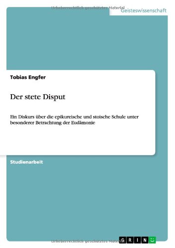 Cover for Engfer · Der stete Disput (Book) [German edition] (2011)