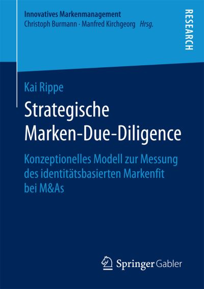 Cover for Rippe · Strategische Marken-Due-Diligence (Book) (2017)