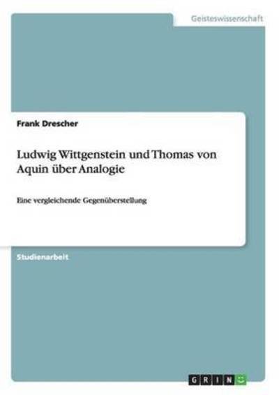 Cover for Drescher · Ludwig Wittgenstein und Thomas (Book) (2016)