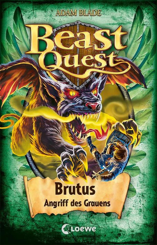 Cover for Adam Blade · Beast Quest  - Brutus, Angriff des Grauens (Gebundenes Buch) (2022)