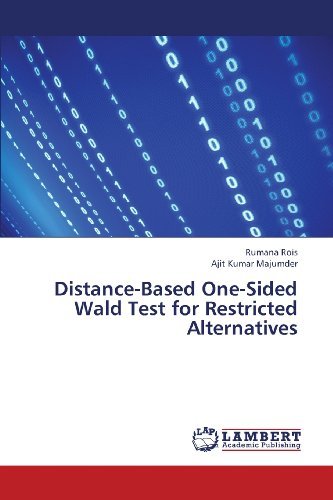 Cover for Ajit Kumar Majumder · Distance-based One-sided Wald Test for Restricted Alternatives (Pocketbok) (2013)