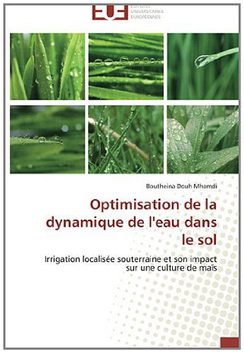 Cover for Boutheina Douh Mhamdi · Optimisation De La Dynamique De L'eau Dans Le Sol (Paperback Book) [French edition] (2018)