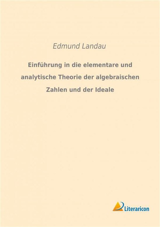 Cover for Landau · Einführung in die elementare und (Bog)