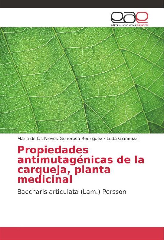 Cover for Rodriguez · Propiedades antimutagénicas d (Book) (2017)
