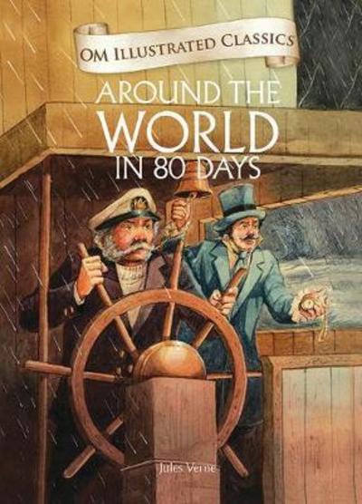 Cover for Jules Vernes · Around the World in 80 Days-Om Illustrated Classics (Hardcover Book) (2011)