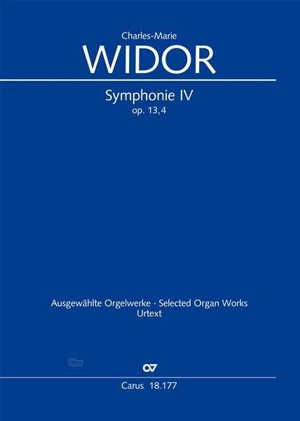 Cover for Widor · Symphonie pour Orgue No. IV, Part (Buch)
