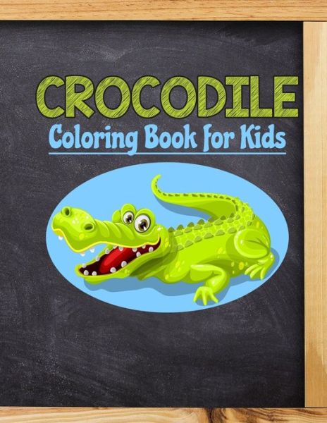 Cover for Neocute Press · Crocodile Coloring Book for Kids (Pocketbok) (2020)