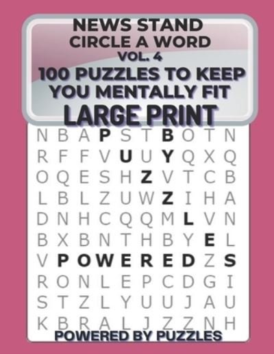 Cover for Powered Puzzles · News Stand Circle a Word Vol.4 (Pocketbok) (2021)