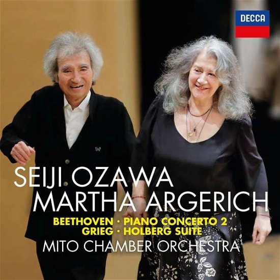 Cover for Martha Argerich, Mito Chamber Orchestra, Seiji Ozawa · Beethoven: Piano Concerto No. 2 Grieg: Holberg Suite (CD) (2020)