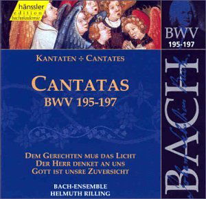 Cover for Bach / Gachinger Kantorei / Rilling · Sacred Cantatas Bwv 195-197 (CD) (2000)